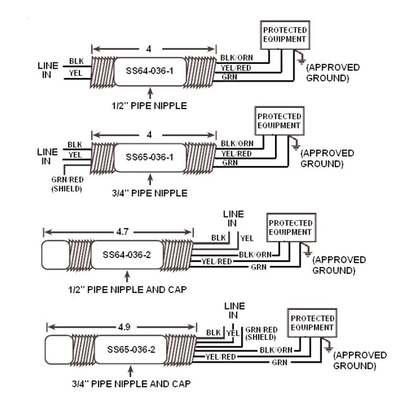 Edco SS64-SS65 typical application diagram